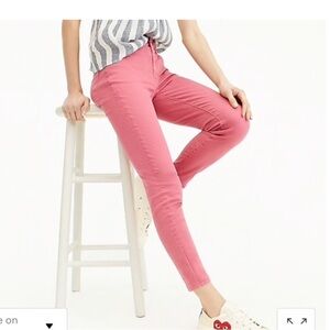 J. Crew Pink Toothpick Jeans